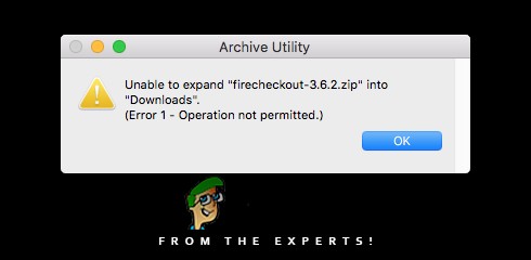 修正：MacでZipファイルを展開できない 