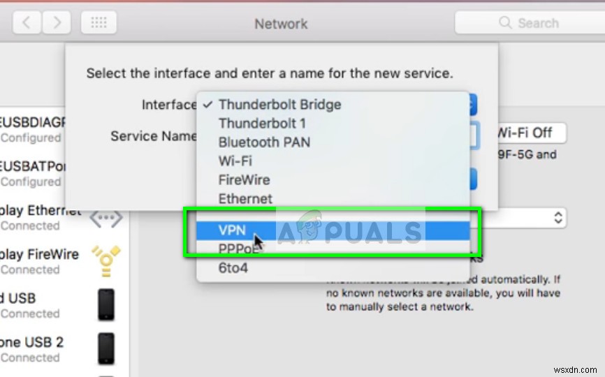 MacでVPNを設定する方法 