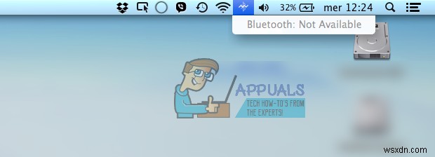 修正：Bluetoothが利用できないMac 