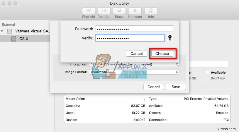 方法：MacOSでフォルダをパスワードで保護する 