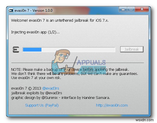 Evasi0nを使用してiOS7でiPhone4、4s、5、5c、5sを脱獄する方法（Windowsメソッド） 