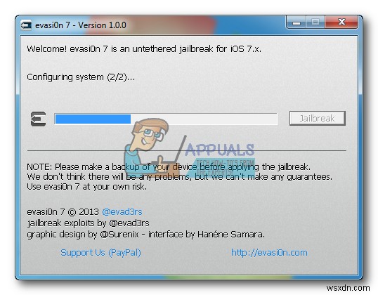 Evasi0nを使用してiOS7でiPhone4、4s、5、5c、5sを脱獄する方法（Windowsメソッド） 