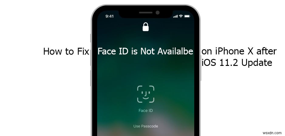 iOS11.2アップデート後のiPhoneXでFaceIDを修正する方法は利用できません 