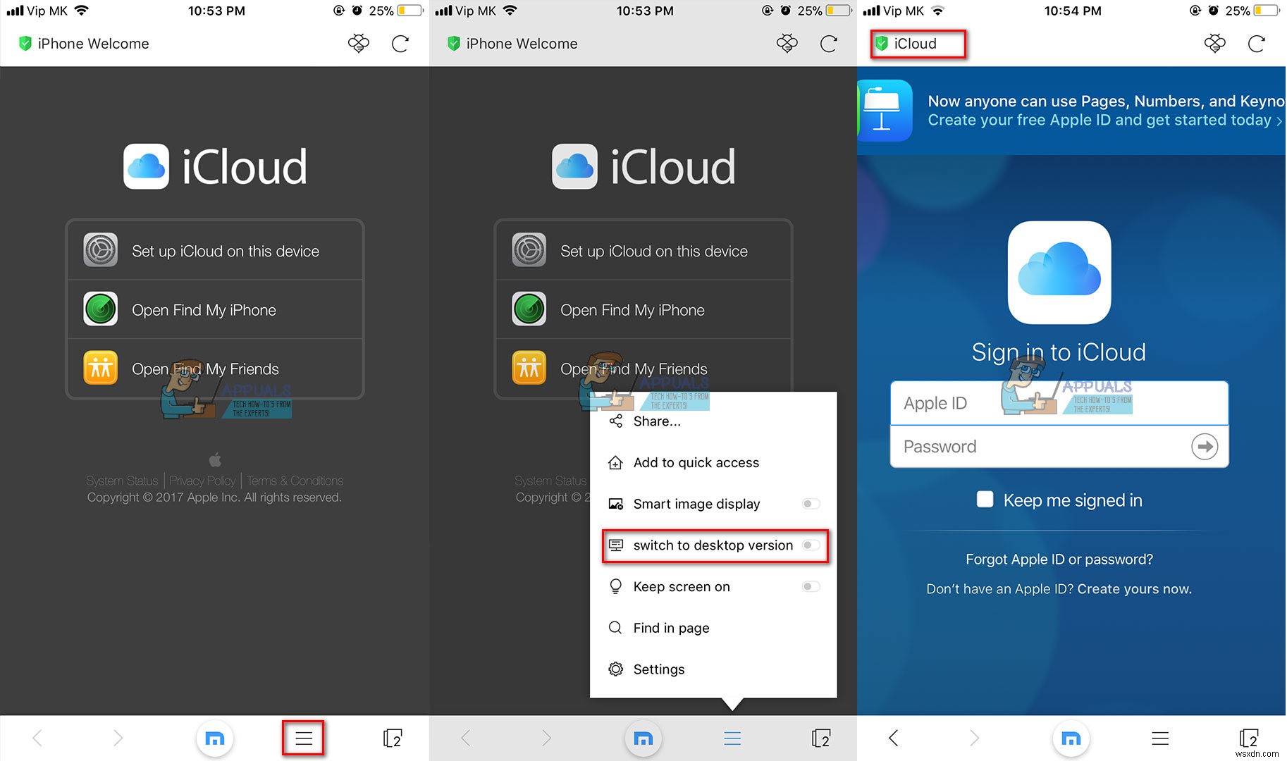 iPhoneまたはiPadを使用してiCloud.comにログインする方法 