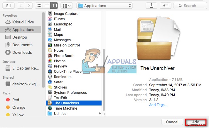 MacOSでRARファイルを抽出して開く方法 
