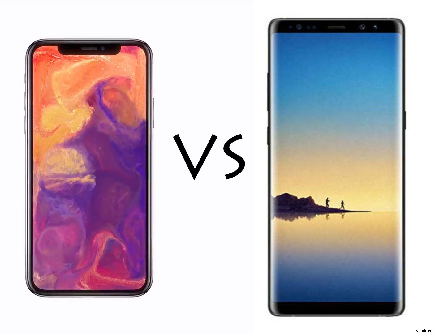 iPhoneXとSamsungGalaxyNote 8：Beauty vs. Beast 