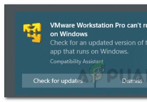 VMware Workstation ProはWindowsで実行できませんか？これらの修正を試してください 