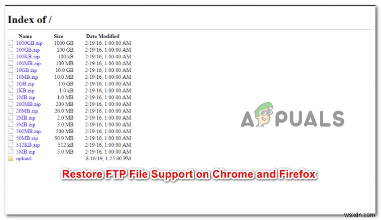 ChromeとFirefoxでFTPファイルの「名前を付けてリンクを保存」オプションを復元する方法 