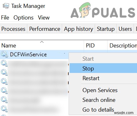 Windowsで「DCFWinService」の高いCPU使用率を修正する方法 