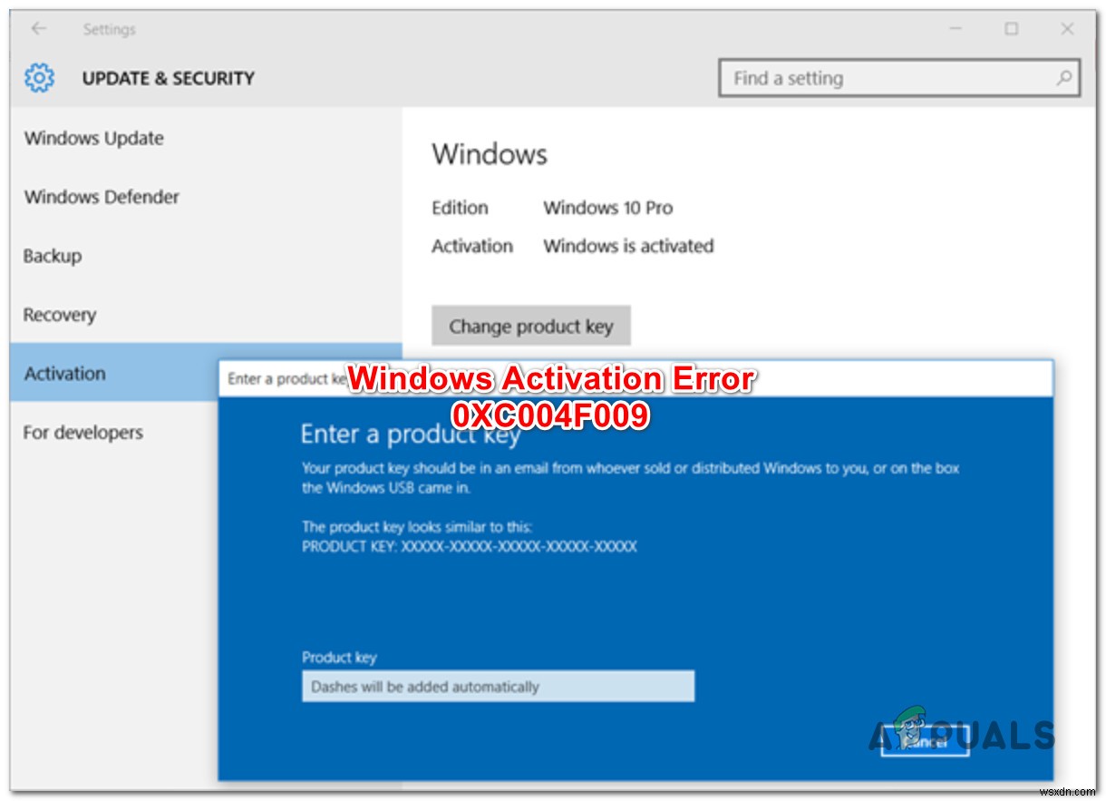 Windowsアクティベーションエラー0XC004F009（猶予期間が終了しました）を修正しました 