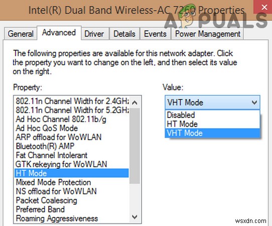 Intel Dual BandWireless-AC7260接続の問題のトラブルシューティング 