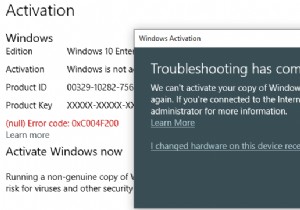 Windowsでアクティベーションエラー0xc004f200を修正する方法 