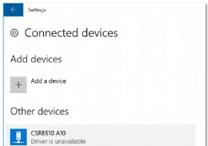 CSR8510 A10ドライバーエラー（ドライバーが利用できません）の直し方