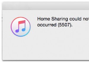 [FIX]ホームシェアリングを有効にできませんでした（エラー5507） 