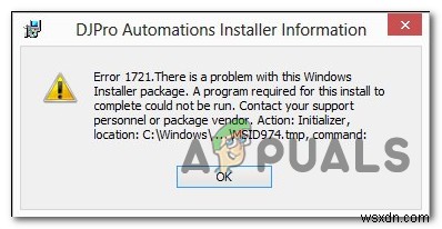 WindowsでJavaエラー1721を修正する方法 