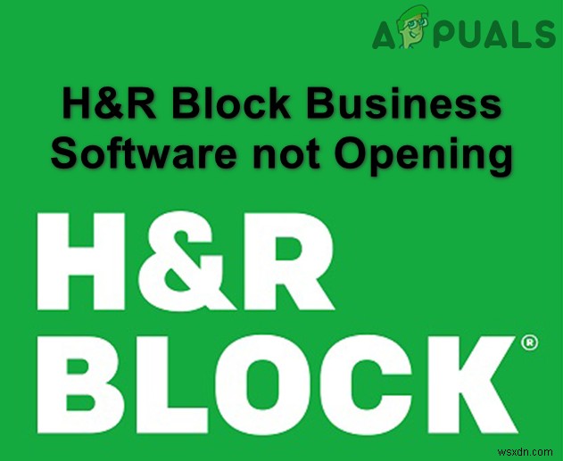 H＆RBlockビジネスソフトウェアが開かない 