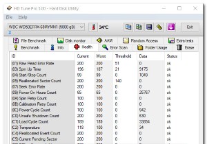 HDTune内の「インターフェイスCRCエラーカウント」を修正する方法 