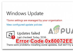 WSUS0x80072EE6エラーコードを修正する方法 