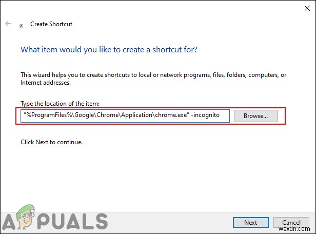 WindowsでGoogleChromeシークレットモードのショートカットを作成するにはどうすればよいですか？ 