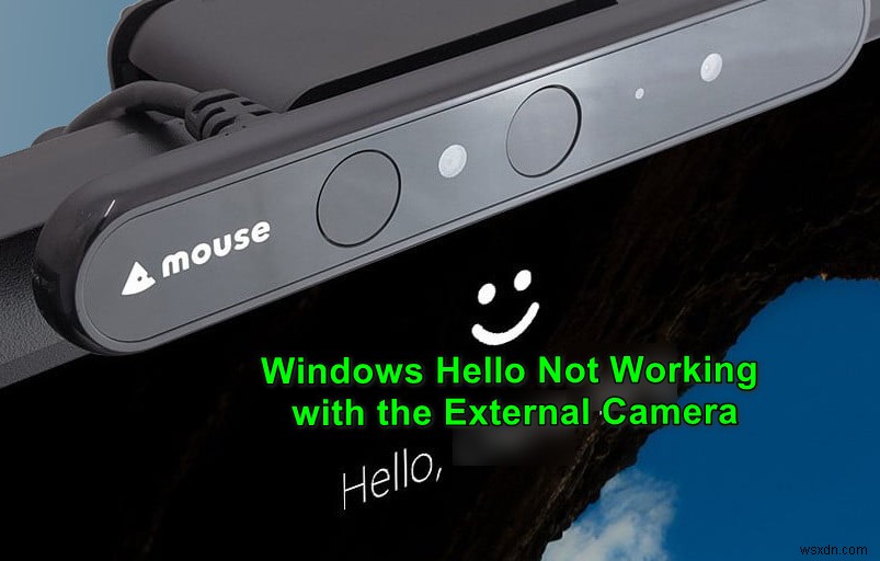外部カメラでWindowsHelloを使用する方法 