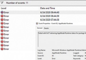 イベントID 65（AppModel-Runtime）エラーの原因と9つの解決策