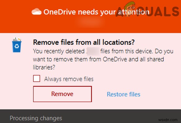 修正：OneDriveがOneDriveフォルダーからファイルを自動的に削除する 