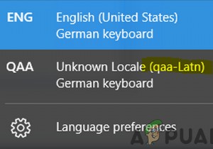 不明なロケール（QAA-LATN）言語を削除する方法 