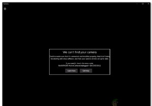 ウェブカメラのエラーコード0xA00F4289を修正する方法 