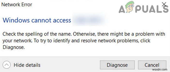 修正：2004にアップグレードした後、ネットワーク共有にアクセスできない 