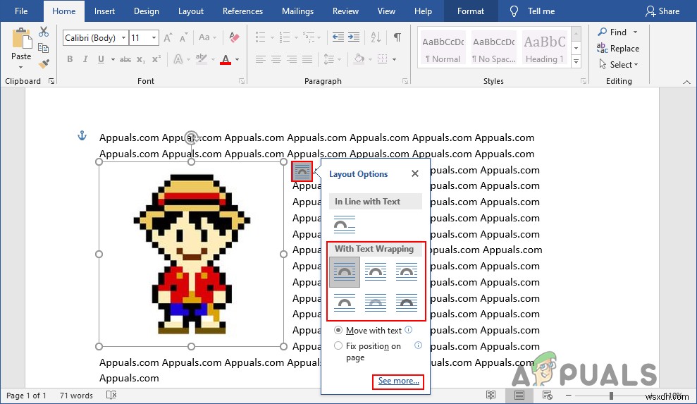 Microsoft Wordで画像の周りにテキストをラップする方法は？ 