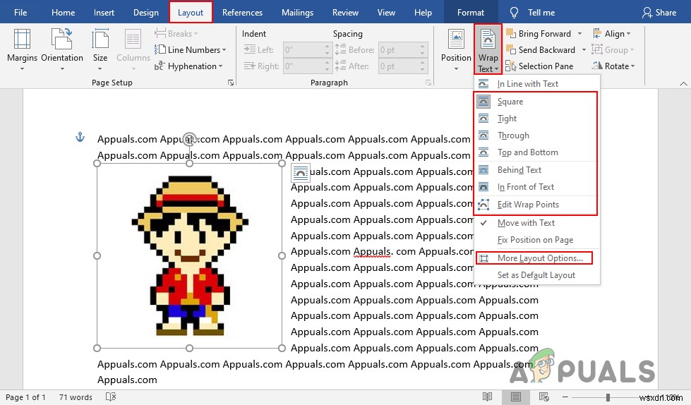 Microsoft Wordで画像の周りにテキストをラップする方法は？ 