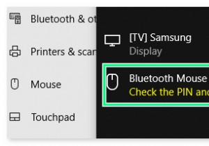 「PINを確認して再接続してみてください」Windows10でのBluetoothペアリングエラー[修正済み] 