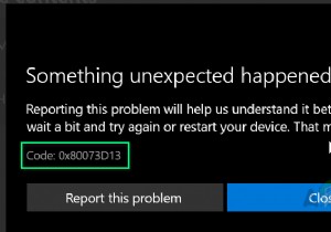 Xbox Game Passのエラーコード0x80073d13を修正する方法は？ 
