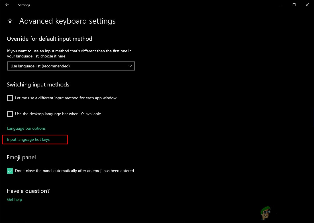 Windows 10でキーボードレイアウト/言語を変更するためのショートカットを設定するにはどうすればよいですか？ 