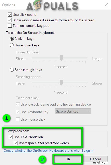 Windows10キーボードのテキスト予測を有効または無効にする方法 