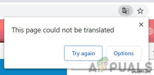 修正：Google翻訳が機能しない 