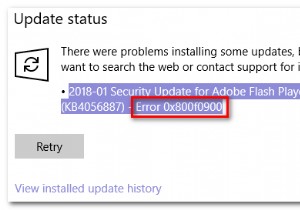 Windows Updateエラー0x800f0900を修正する5つの対処法