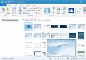 Windows10でWindowsLiveフォトギャラリーを使用するにはどうすればよいですか？ 