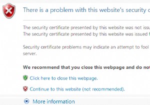 「このWebサイトのセキュリティ証明書に問題があります」エラーの原因と4つの解決策
