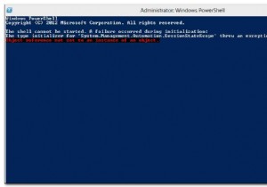 PowerShellで「シェルを開始できません。初期化中に障害が発生しました」エラーが出る場合の対処法
