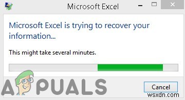修正：MicrosoftExcelはあなたの情報を回復しようとしています 