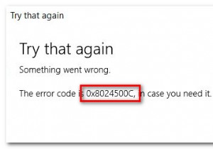 WindowsUpdateのインストール時のエラー0x8024500cを修正 