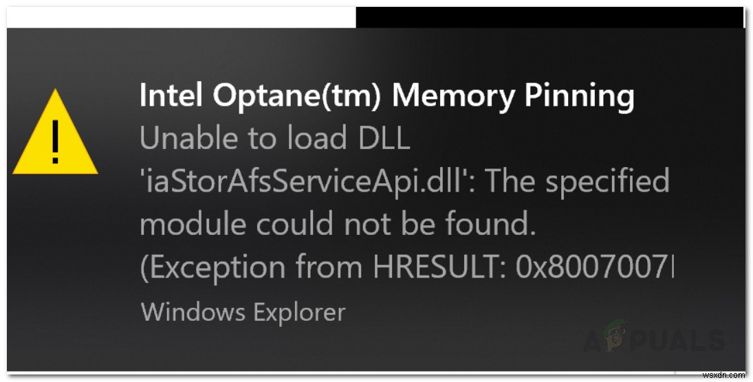 Windows10でのIntelOptaneメモリピン留めエラーを解決します 