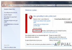Windows Updateのエラーコード800F0A13を修正する方法は？ 