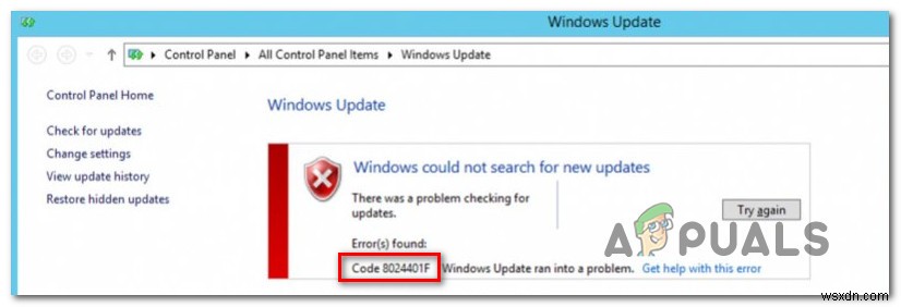 Windows Updateエラー0x8024001Fを修正する方法は？ 