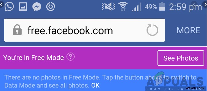 Facebookの画像が読み込まれない問題を修正するにはどうすればよいですか？ 