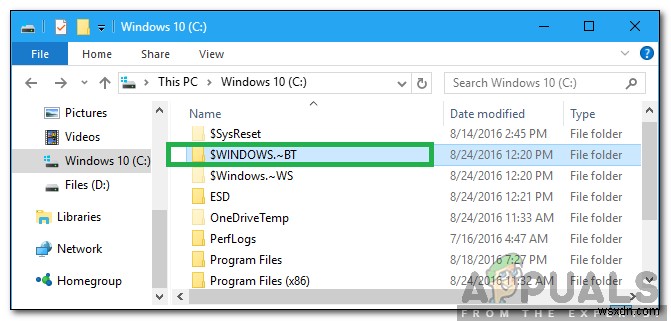 「$Windows。〜BT」フォルダとは何ですか。削除する必要がありますか？ 