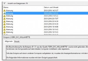 ESRV_SVC_WILLAMETTEのイベントビューアエラーを修正する方法