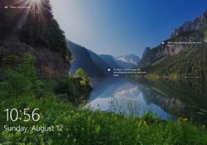 Windows10のロック画面イメージをパーソナライズする方法 