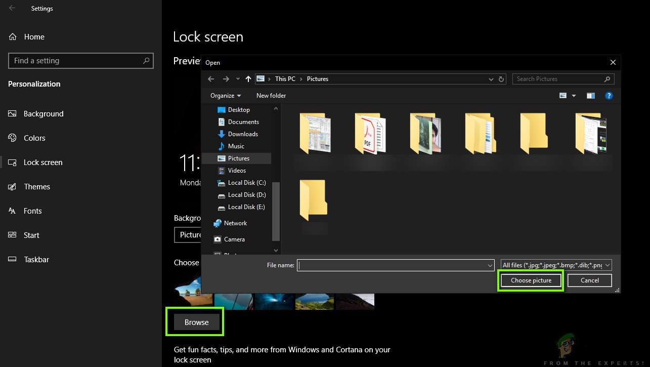 Windows10のロック画面イメージをパーソナライズする方法 